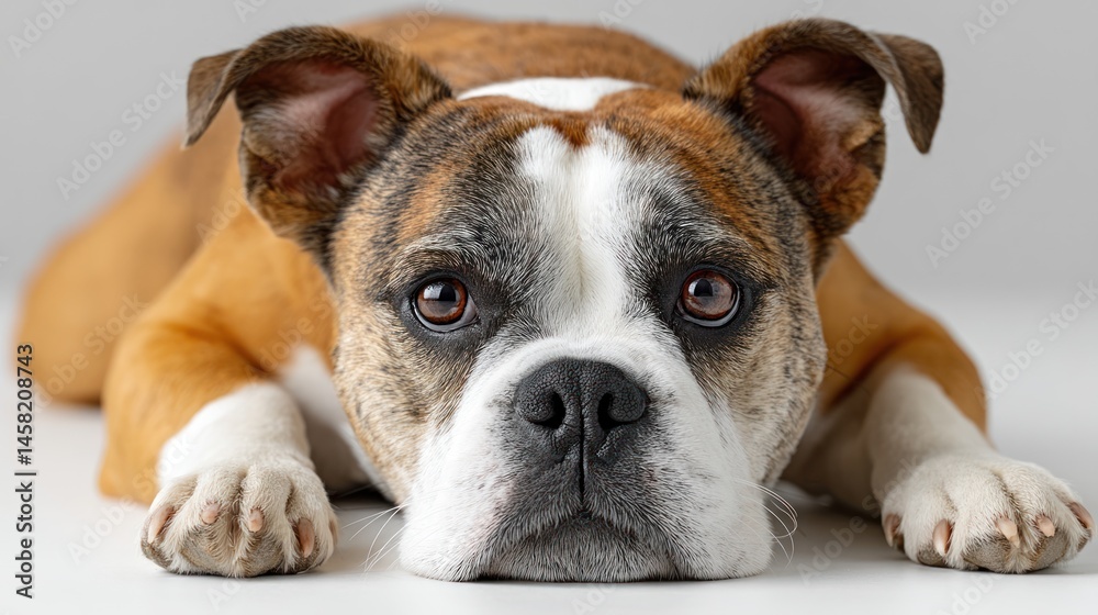 A close-up image of a relaxed and adorable dog lying down, featuring expressive eyes and a soft fur coat, perfect for pet lovers. A close-up image of a relaxed and adorable dog lying down, featuring expressive eyes and a soft fur coat, perfect for pet lovers.