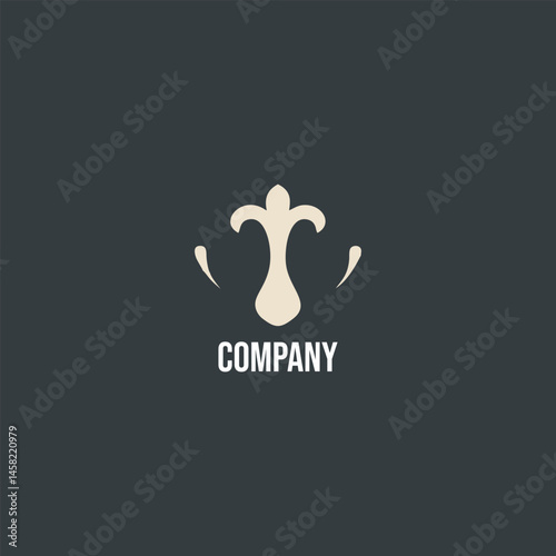 vector illustration of a cat symbol