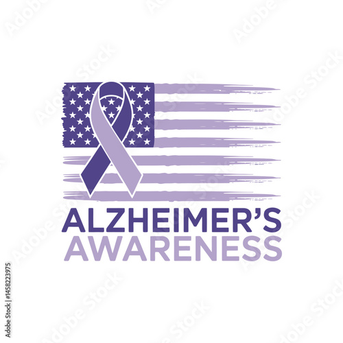 Alzheimer's and Brain awareness t-shirt design