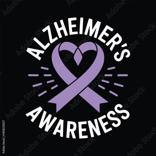 Alzheimer's and Brain awareness t-shirt design