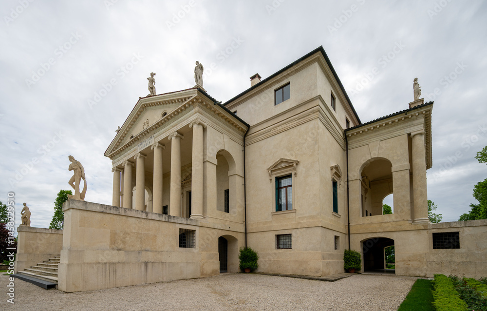 Fototapeta premium Villa La Rotonda, Villa palladiana, Vicenza, Veneto, Italia.