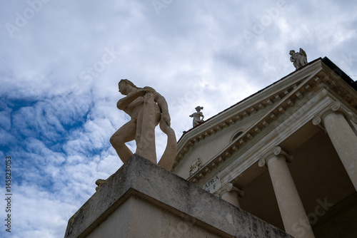 Obraz na płótnie Villa La Rotonda, Villa palladiana, Vicenza, Veneto, Italia. w salonie
