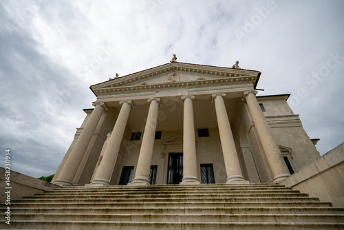 Obraz na płótnie Villa La Rotonda, Villa palladiana, Vicenza, Veneto, Italia. w salonie