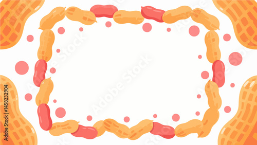 Fruit pattern, fruit vector pattern surrounds the boundary.