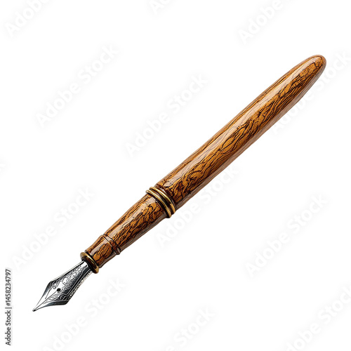 old wooden pen isolated