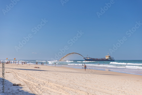 Sand recovery on Gold Coast after Tropical Cyclone Alfred