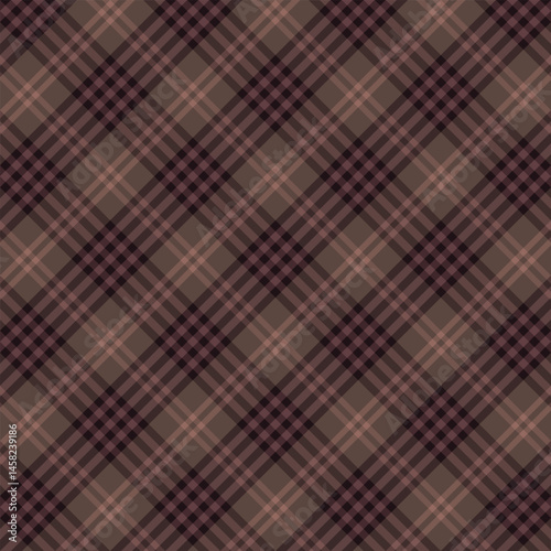 brown stylish fashion scottish tartan plaid checkered stripes flannel fabric print pattern background