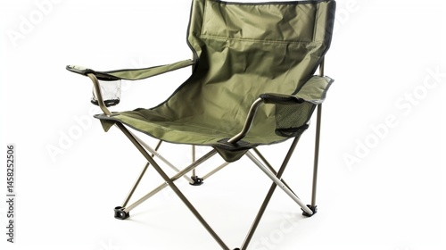 Olive Green Folding Camping Chair (1)