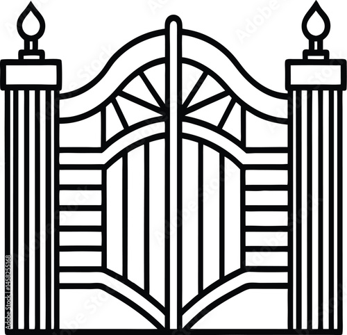 wrought iron gates