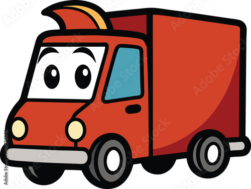 Cute Delivery Truck