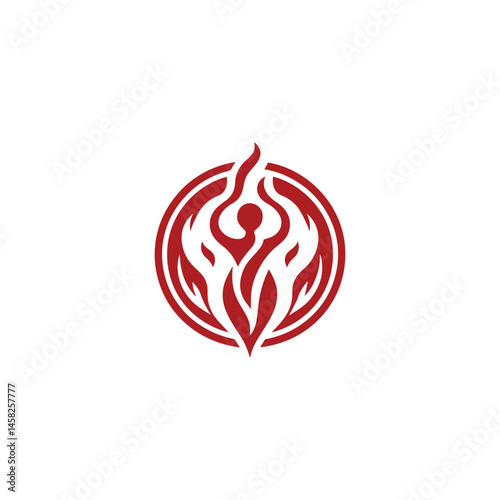 Fire goddess logo