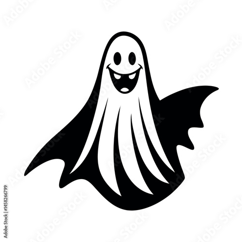 outline halloween candy treat bag