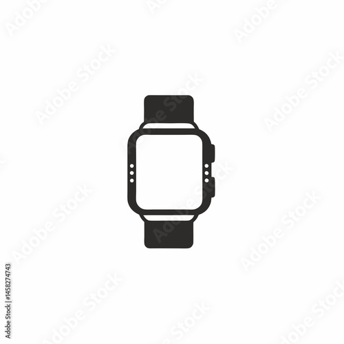 smartwatch vector illustration, suitable for infographics, UI elements, or tech-related visuals.