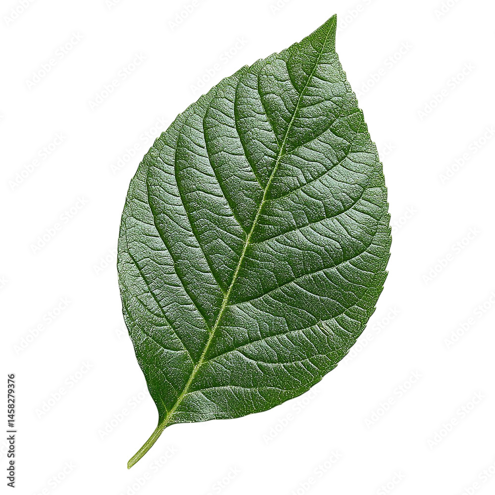 Obraz premium green leaf isolated on white