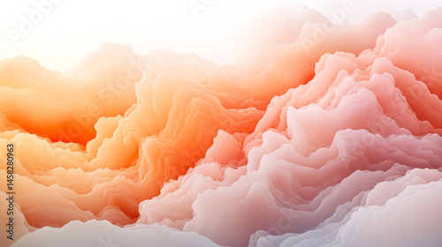 Gradient Smo Vanilla Creamy And Enhanced Soft Peach photo