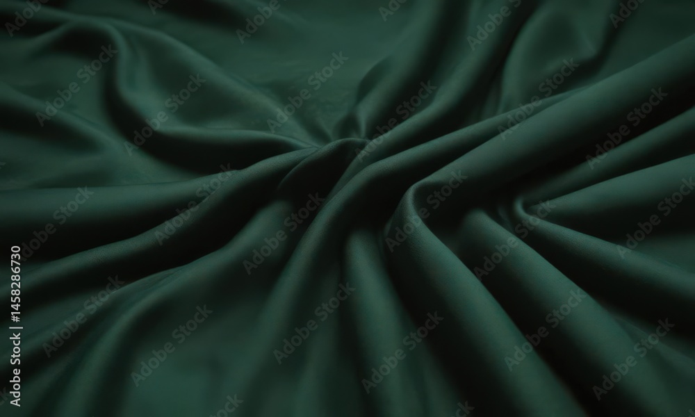 Deep emerald velvet fabric swatch Close-up showcasing texture , fabric, velvet texture Deep emerald velvet fabric swatch Close-up showcasing texture , fabric, velvet texture