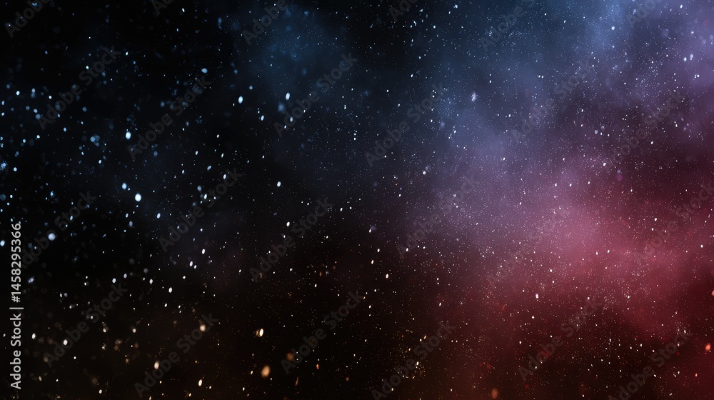 Obraz premium Cosmic Nebula: A Dreamlike Celestial Landscape