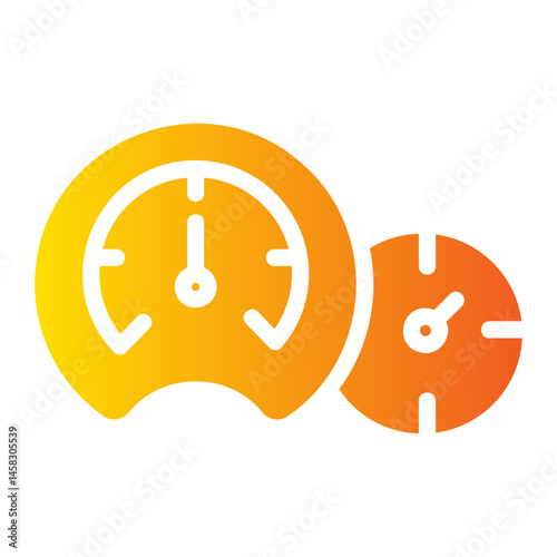speedometer Gradient icon