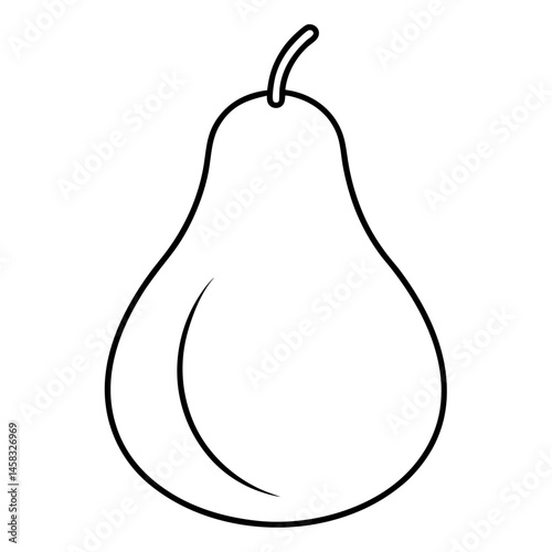 pear isolated on white