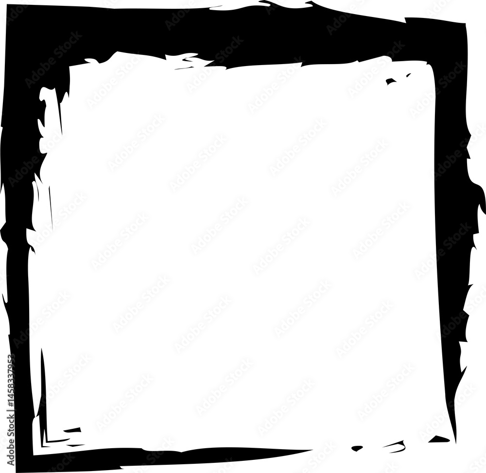 Obraz premium Square frames in grunge style. Elements for tags, labels, cards