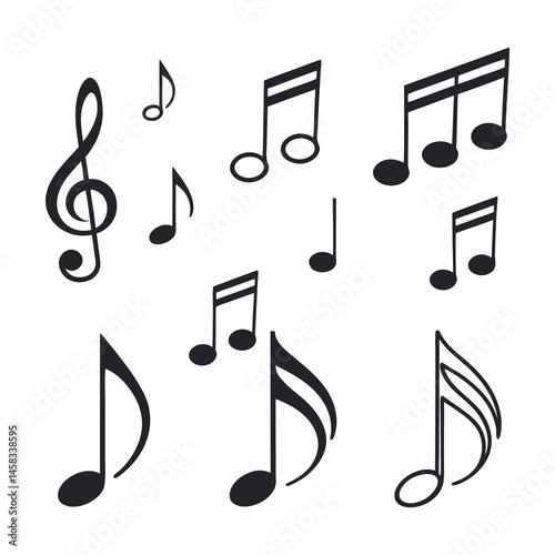 Music Notation and Symbols Illustration