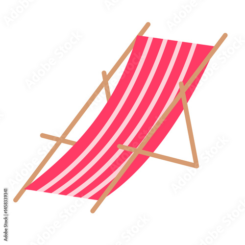 Illustration of a Beach Chair