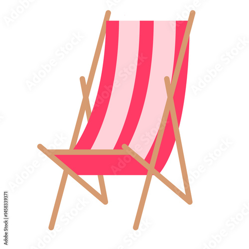 Illustration of a Beach Chair