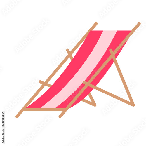 Illustration of a Beach Chair