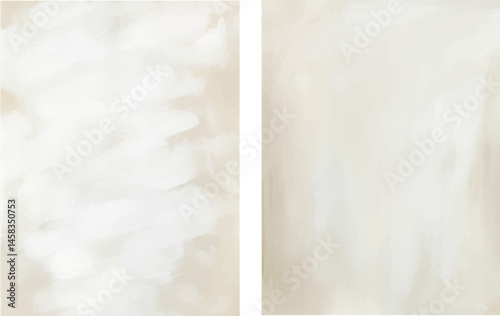 Elegant, softly textured abstract painting featuring beige and white tones, evoking serenity and sophistication. Perfect for modern spaces, interior design, or as a calming visual
