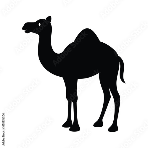 camel on white background