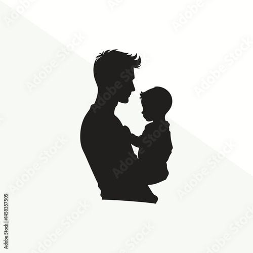 Father and little son special love, caring, fathers day special