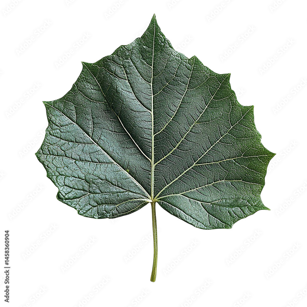 Obraz premium green leaf isolated on white