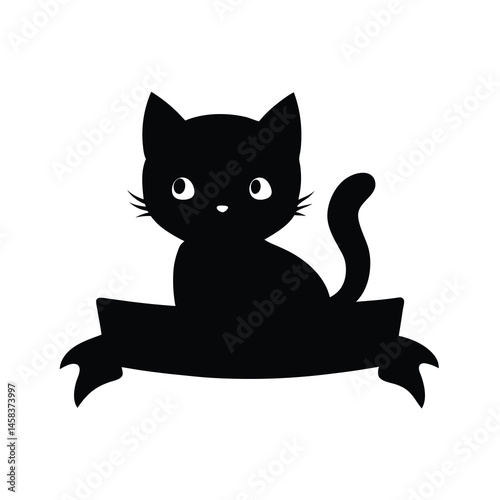 black and white cat