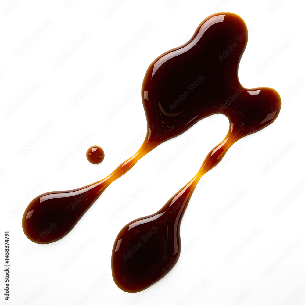 Obraz premium melted chocolate dripping