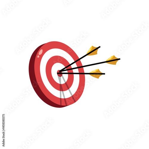 Target with Arrow Hits