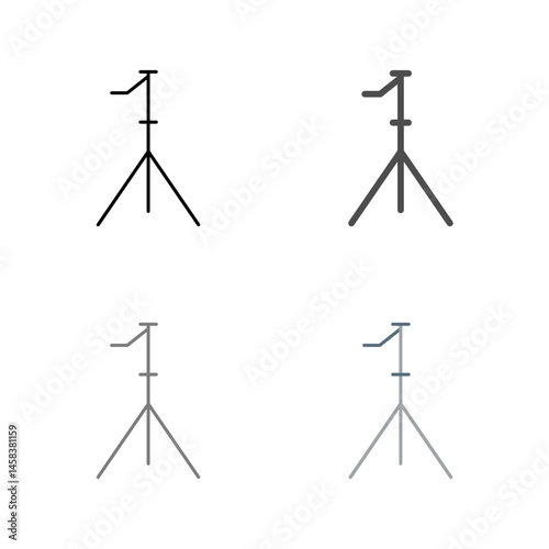 Unique Stand Vector Icon