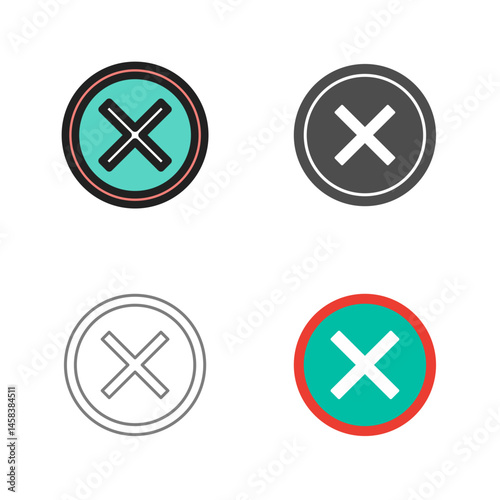 Do Not Cross Vector Icon