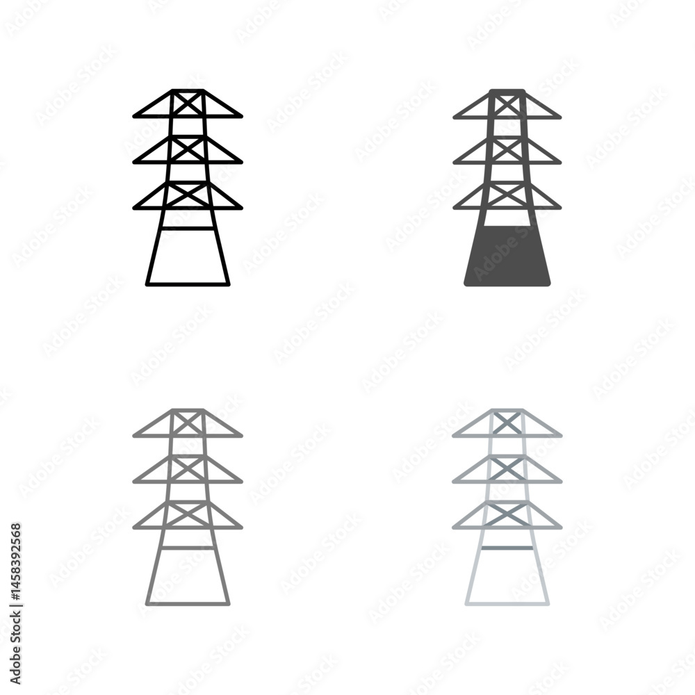 Unique Tower Vector Icon Unique Tower Vector Icon