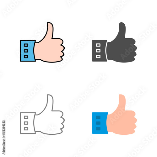 Unique Like Vector Icon