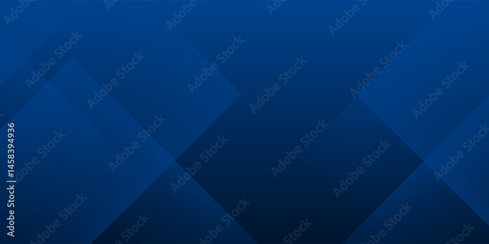 Fototapeta premium Abstract blue background. Geometric triangle background. Hexagon pattern. Vector background modern