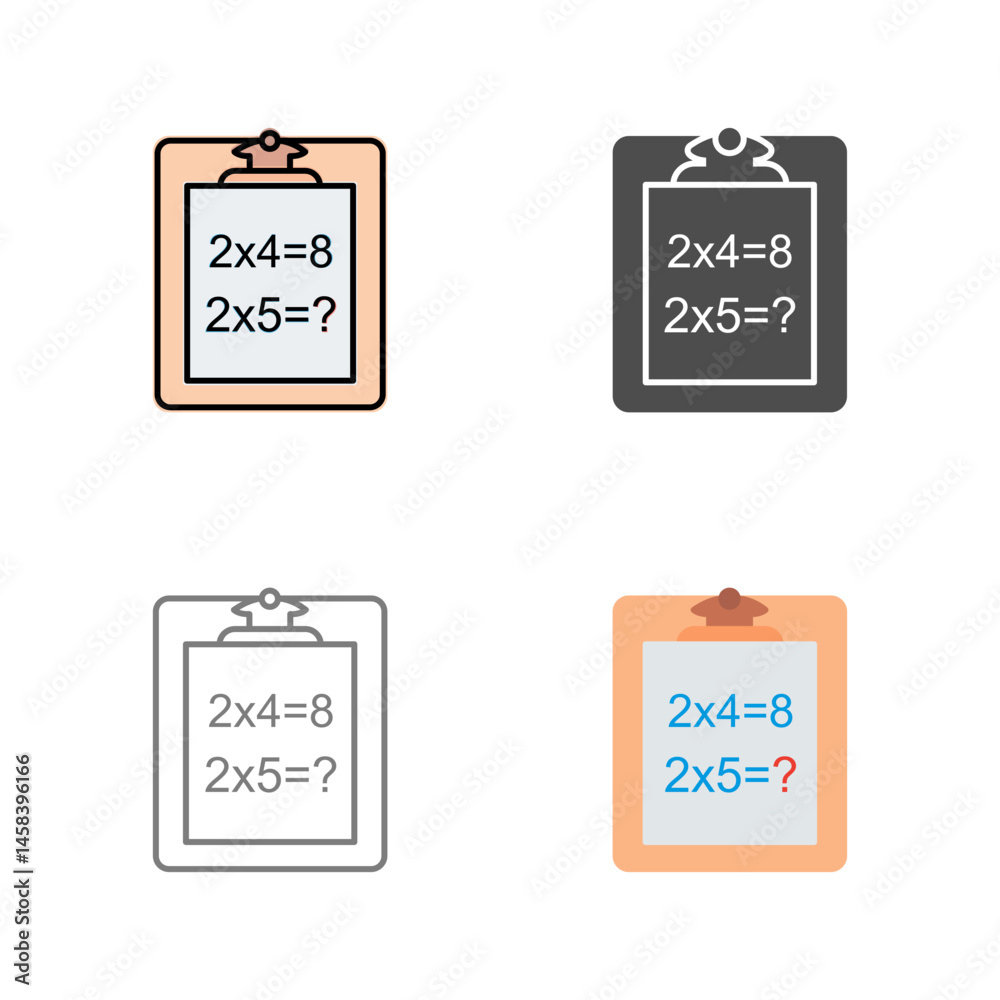 Unique Solving Question Vector Icon Unique Solving Question Vector Icon