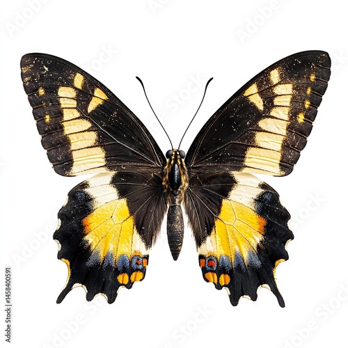 Photo of Pieridae butterfly Isolated on white background