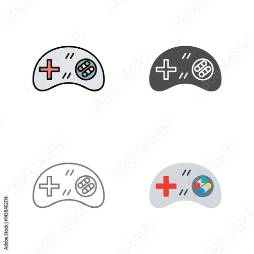 Unique Gaming Control Vector Icon