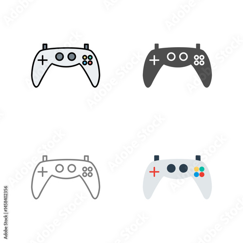 Unique Gaming Console Vector Icon