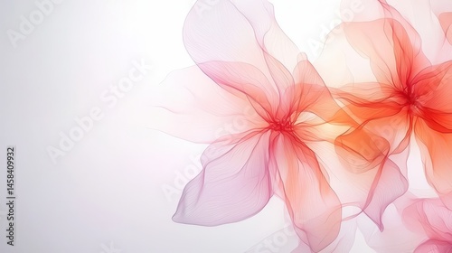Elegant abstract pink floral background design for digital art and website projects