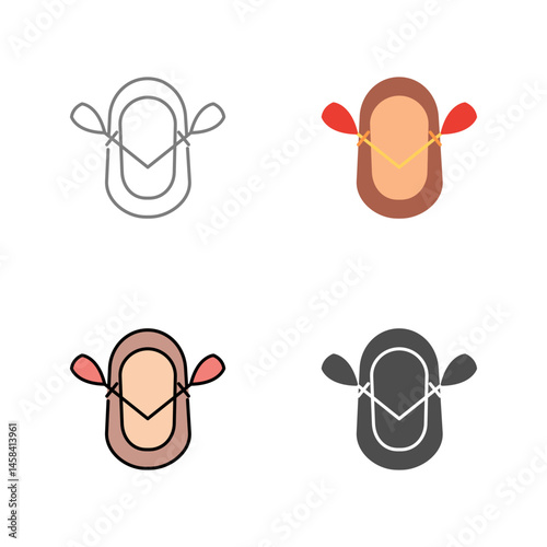 Dinghy Vector Icon