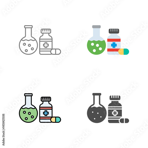 Pharmaceutical Vector Icon