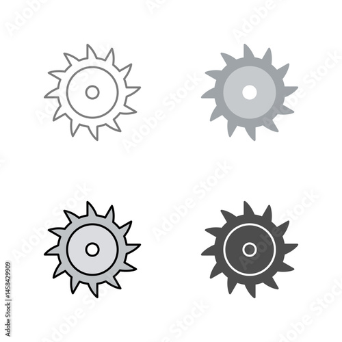 Saw Blade Vector Icon