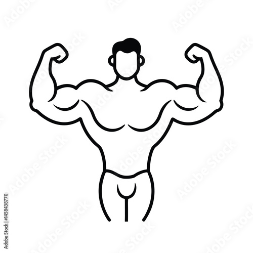 muscular male body