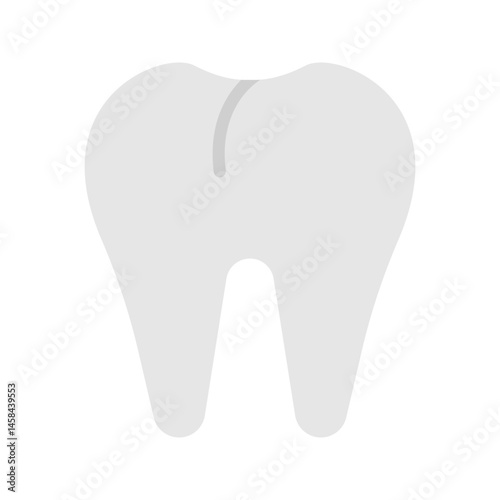 Tooth icon vector image. Suitable for mobile apps, web apps and print media.